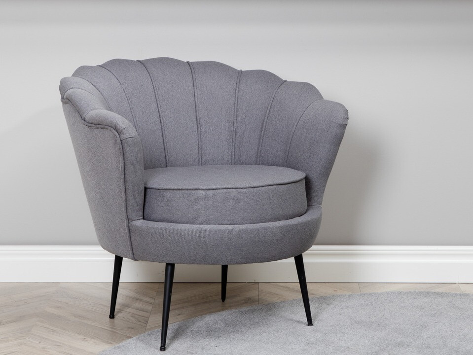 Fauteuil Dallas 1705 (Gris + Noir)