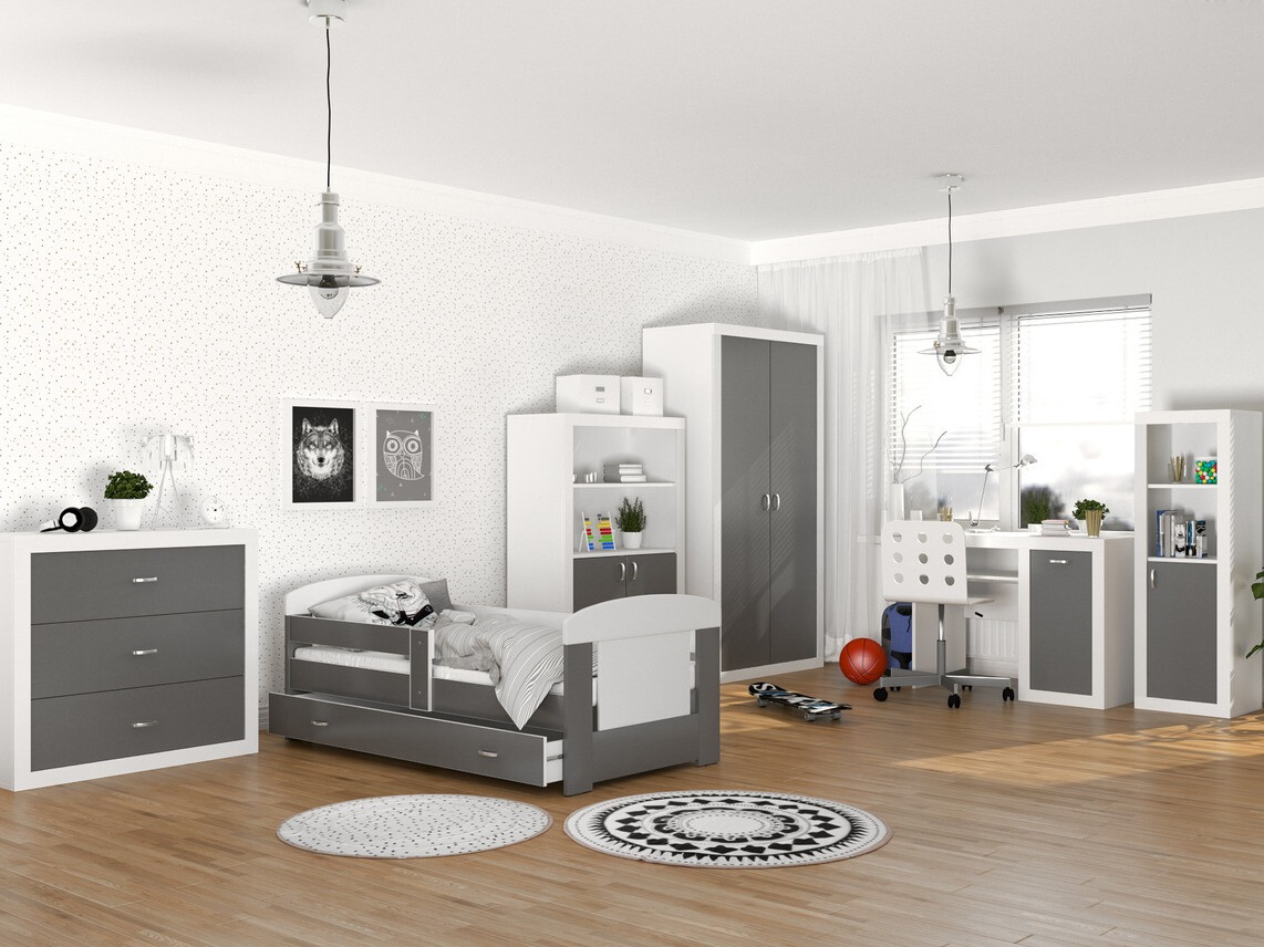 Bureau Tentive 102 (Blanc + Gris)