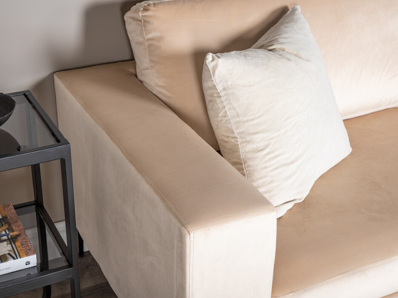 Canapé Dallas 2910 (Beige + Noir)