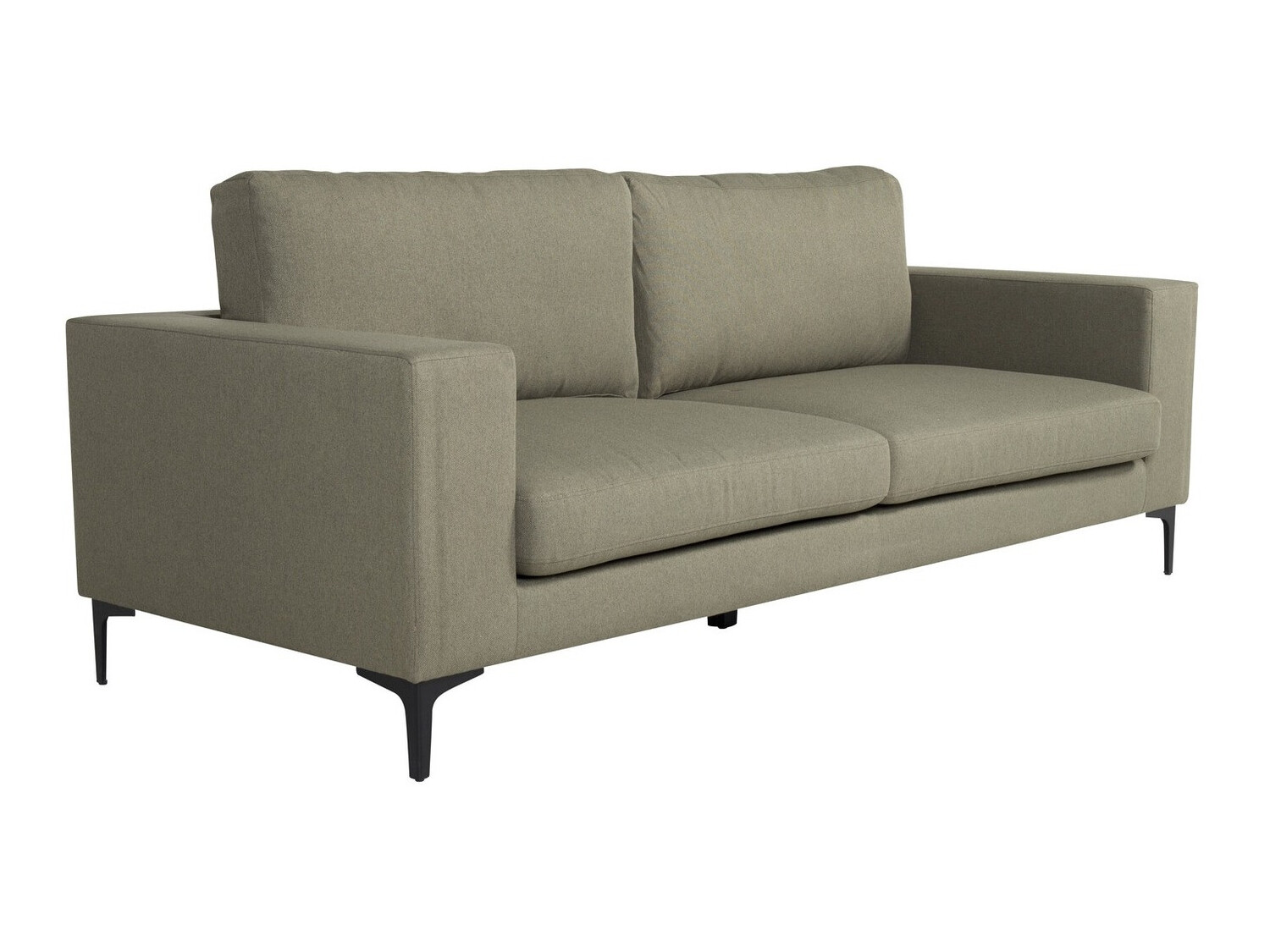 Canapé Dallas 2910 (Vert poussiéreux + Noir)