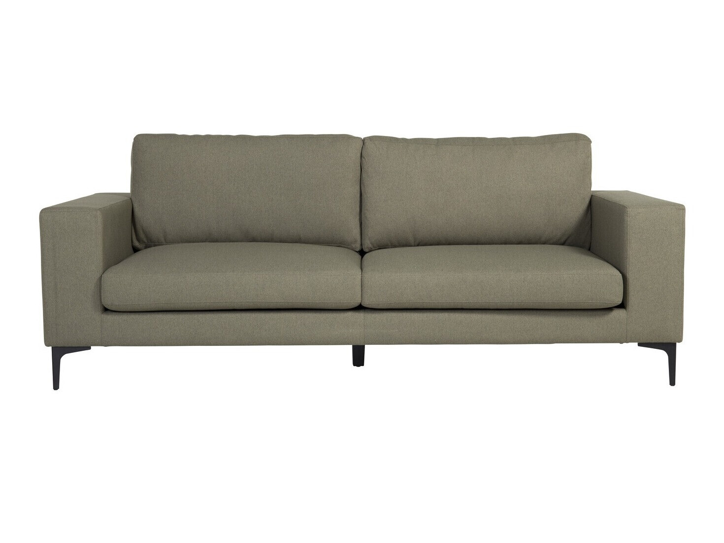 Canapé Dallas 2910 (Vert poussiéreux + Noir)
