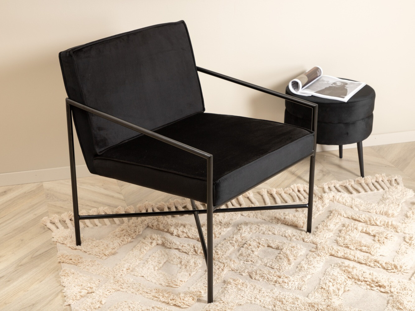Fauteuil Dallas 1707 (Noir)