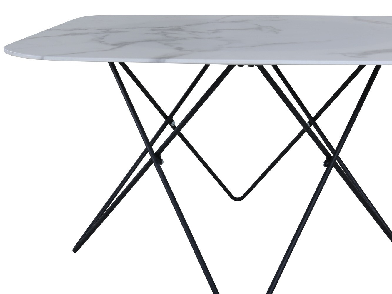Table basse Dallas 1723 (Blanc + Noir)