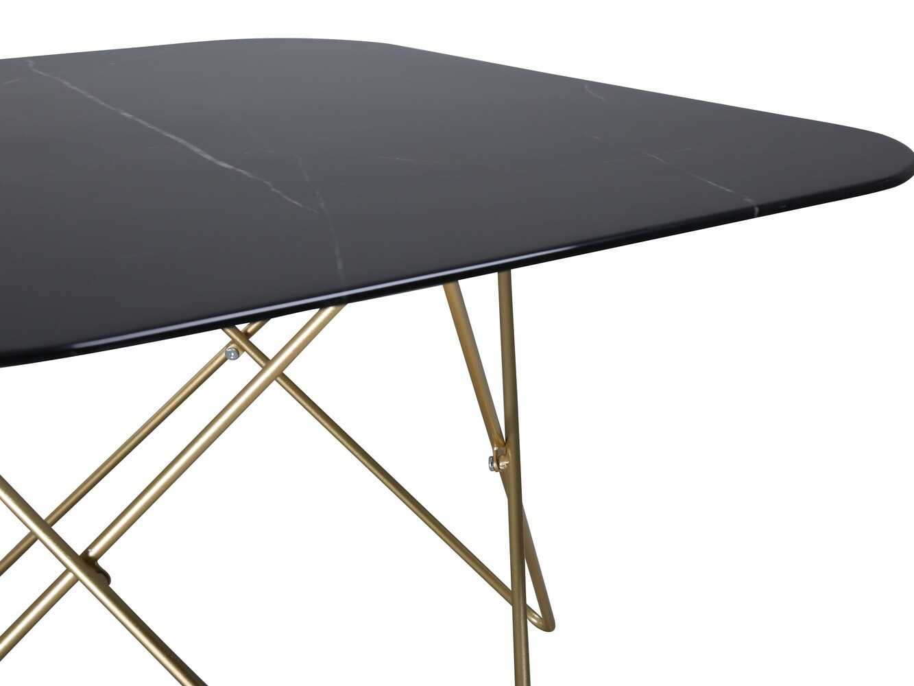 Table basse Dallas 1723 (Noir + Laiton)