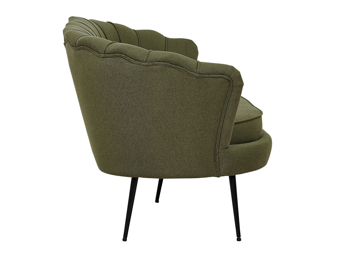 Canapé Dallas 2917 (Vert poussiéreux + Noir)