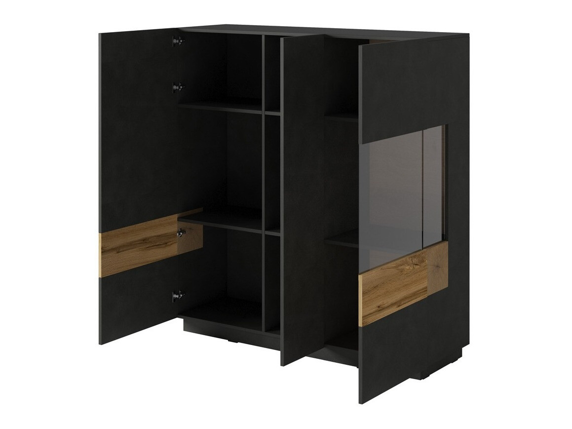 Buffet Livlore 106 (Matera gris + Chêne wotan)