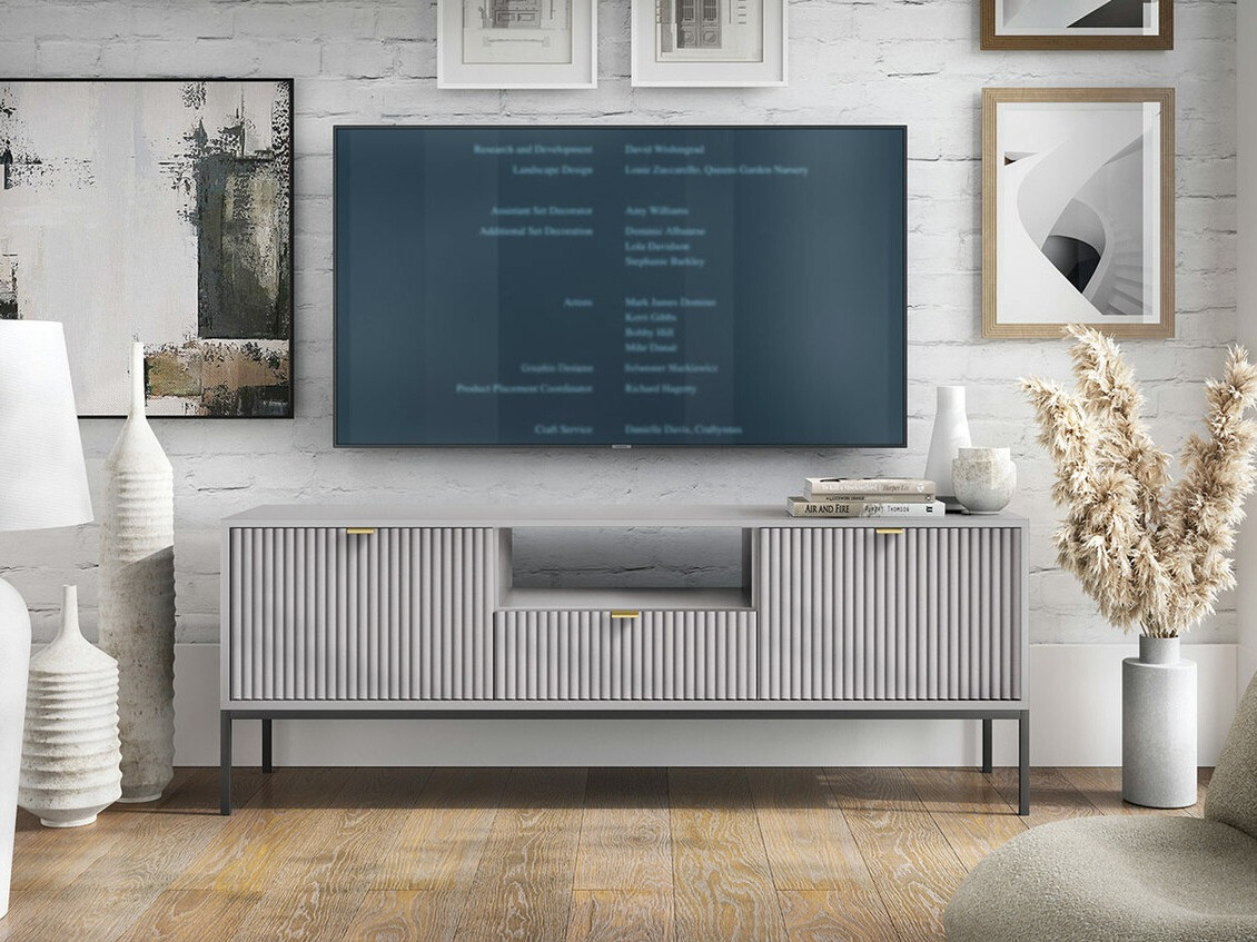 Meuble TV Lima L103 (Gris + Noir)