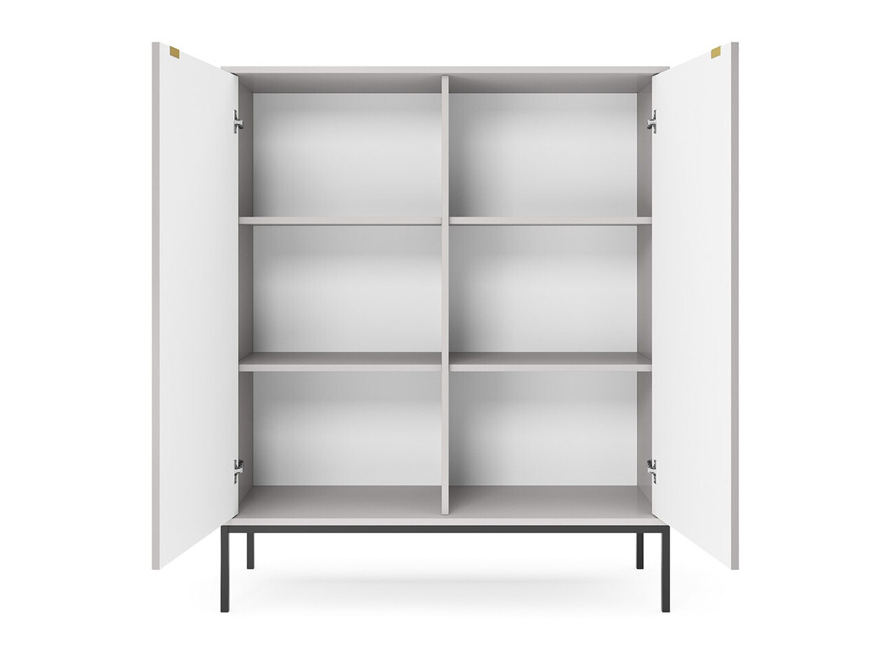 Ensemble de salon Lima L107 (Gris + Noir)