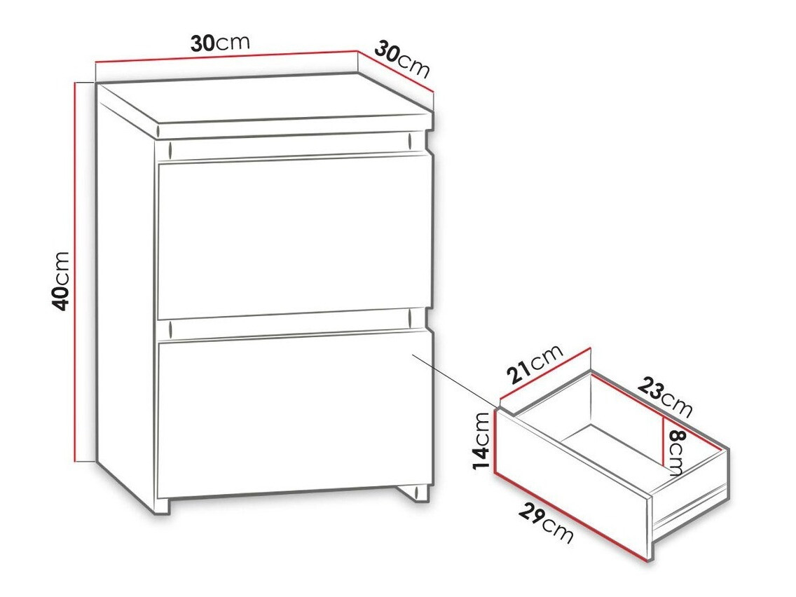Table de chevet Memora