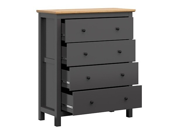 Commode Sordoro 104 (Graphite + Chêne Artisan)