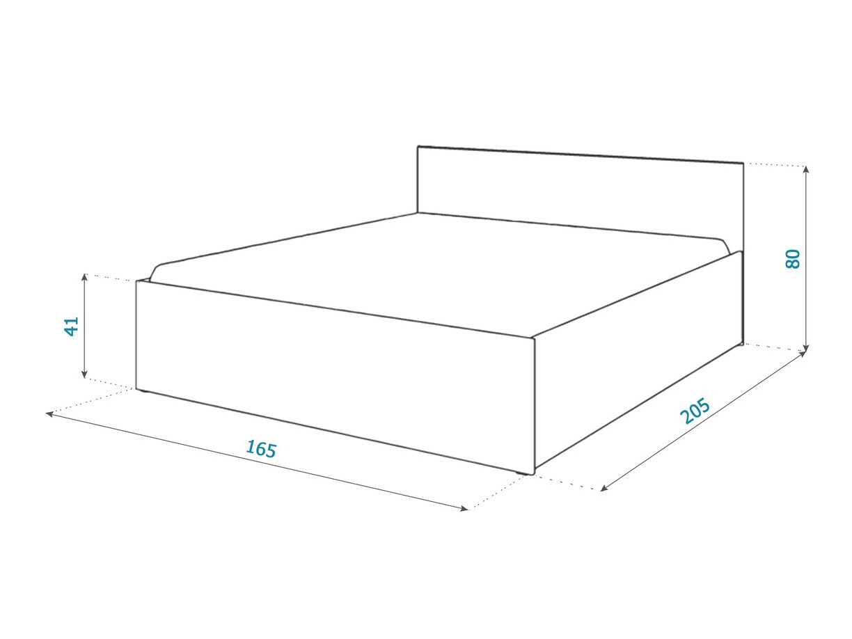 Lit Aurora 145 (Blanc)