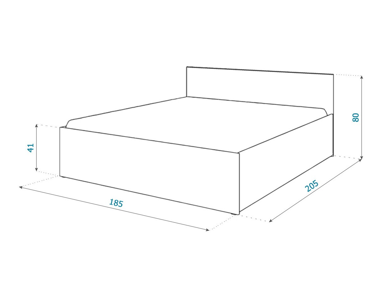 Lit Aurora 145 (Blanc)