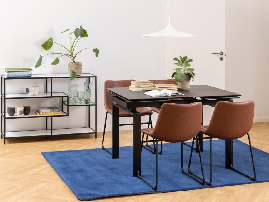 Chaise Norsica 462 (Marron + Noir)