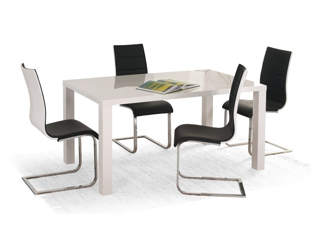 Chaise Houston 563 (Noir + Blanc)