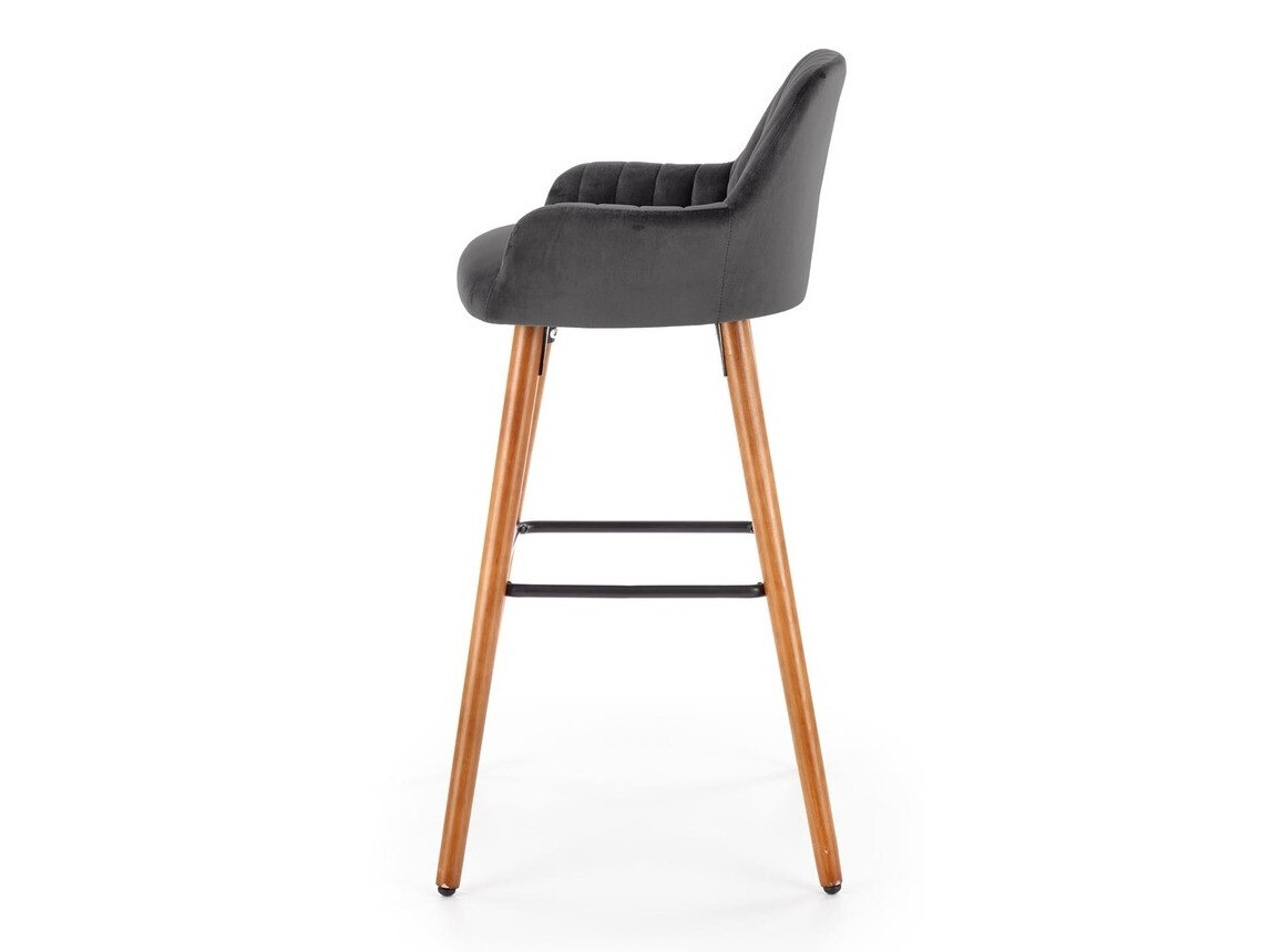 Chaise de bar Houston 844 (Gris + Marron)