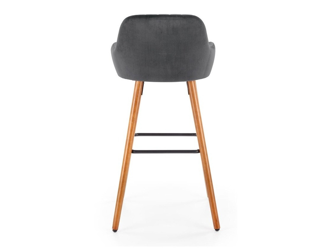 Chaise de bar Houston 844 (Gris + Marron)