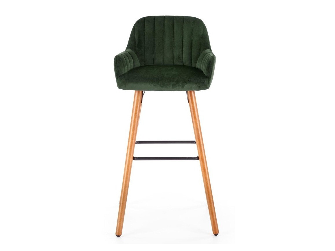 Chaise de bar Houston 844 (Vert + Marron)