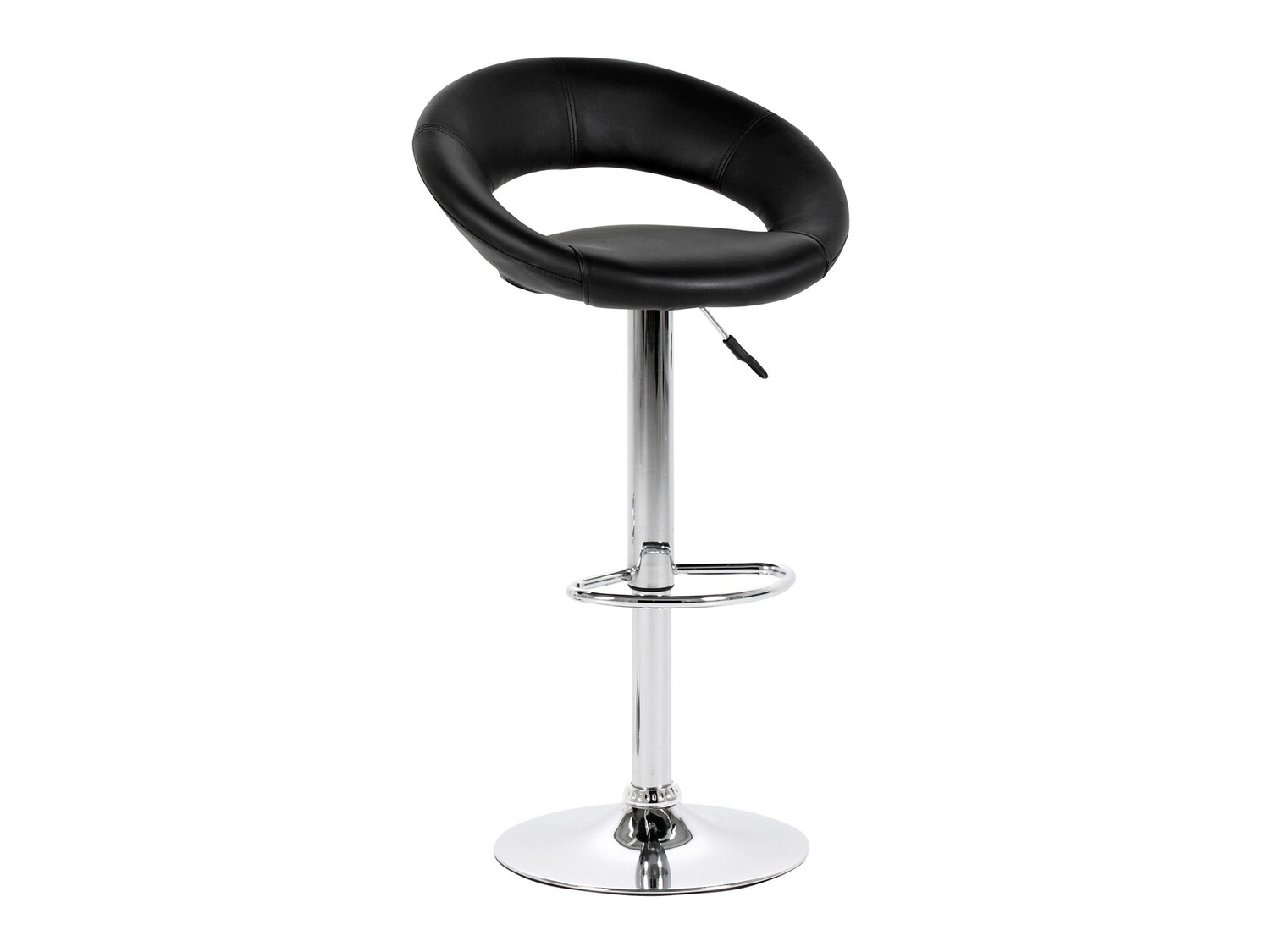 Chaise de bar mi-hauteur Norsica 110 (Noir)