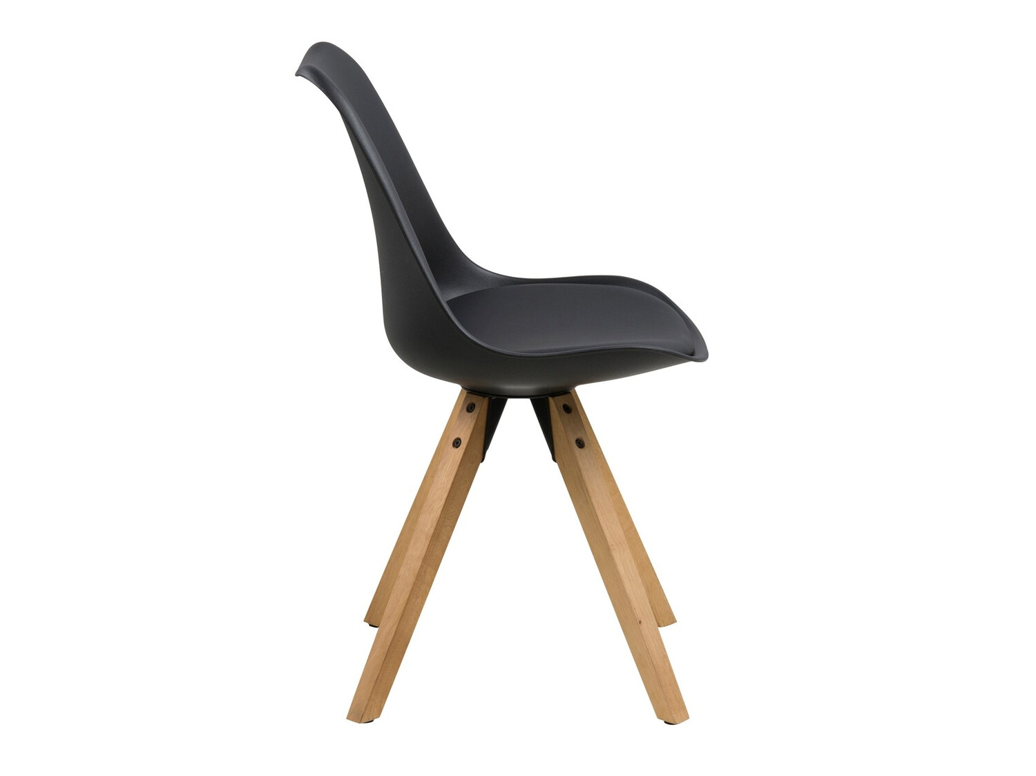 Chaise Norsica 133 (Noir + Clair bois)