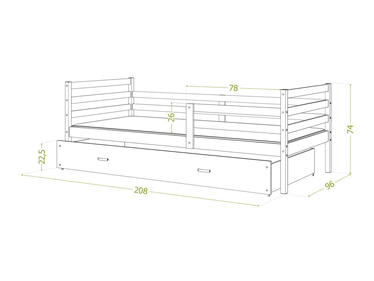 Lit Aurora 130 (Blanc)