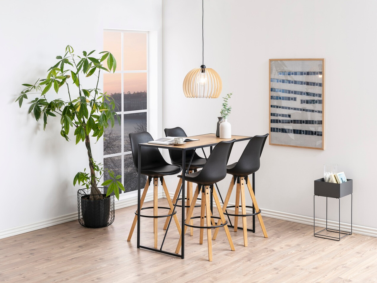 Chaise de bar Norsica 158 (Noir)
