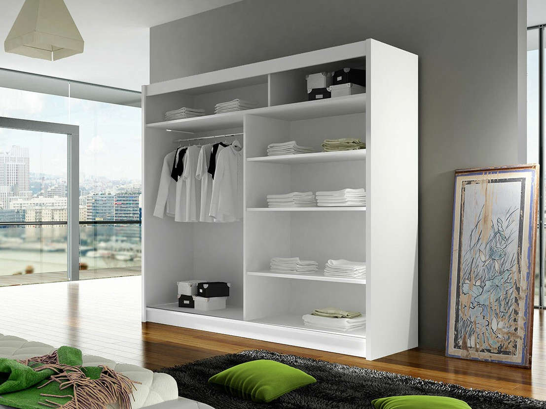Armoire Closico Cavaris I (Noir + Chêne Artisan)