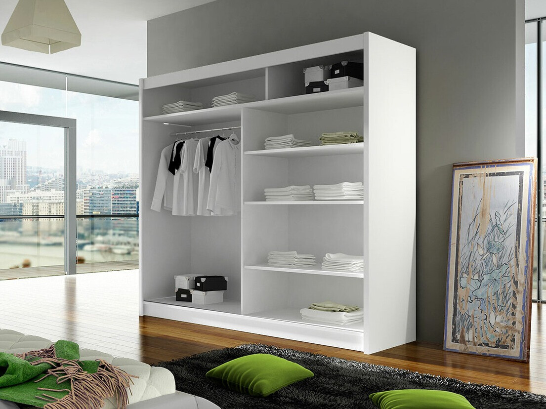 Armoire Closico Cavaris I (Noir + Chêne Artisan)