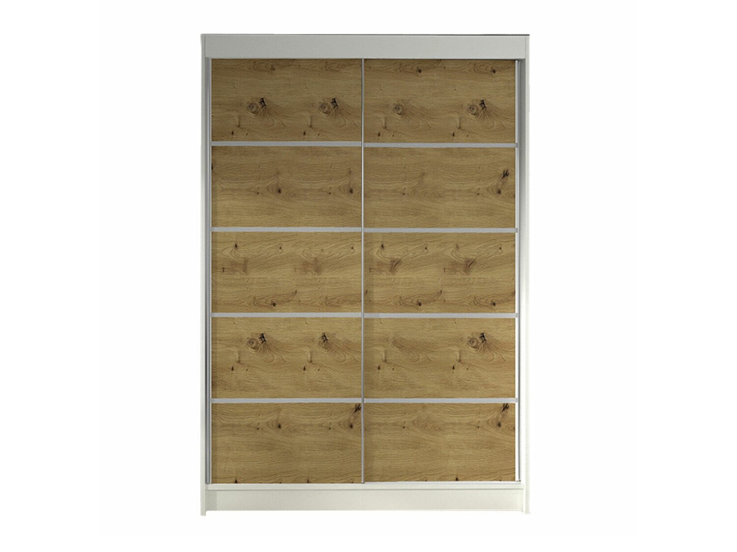 Armoire Closico Salvor IV (Blanc + Chêne Artisan)