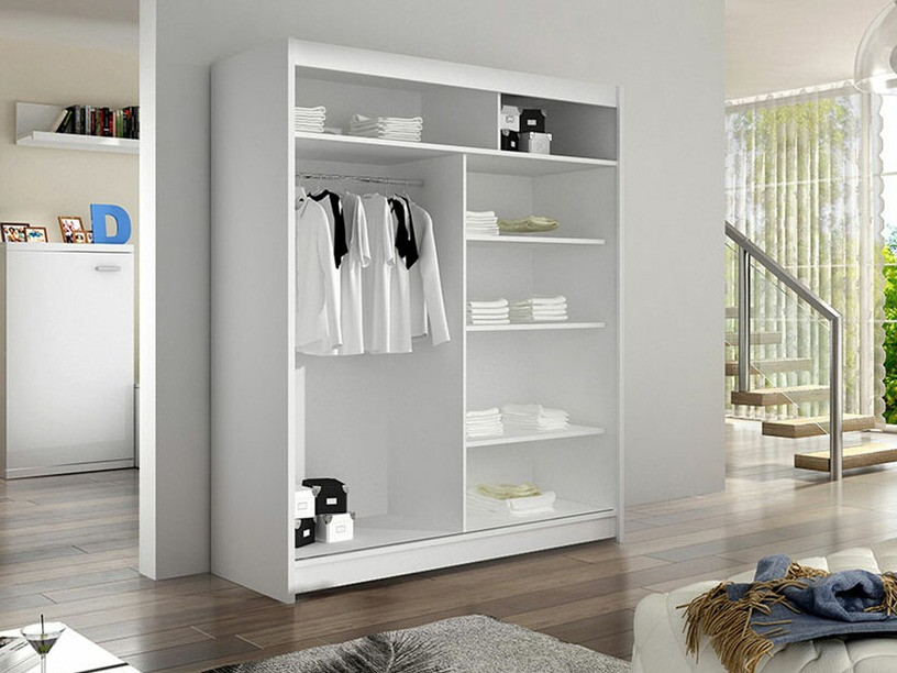 Armoire Closico Salvor V (Blanc + Chêne Artisan)
