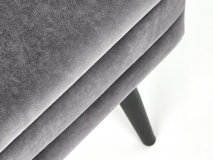 Banc rembourré Houston 1255 (Gris + Noir)