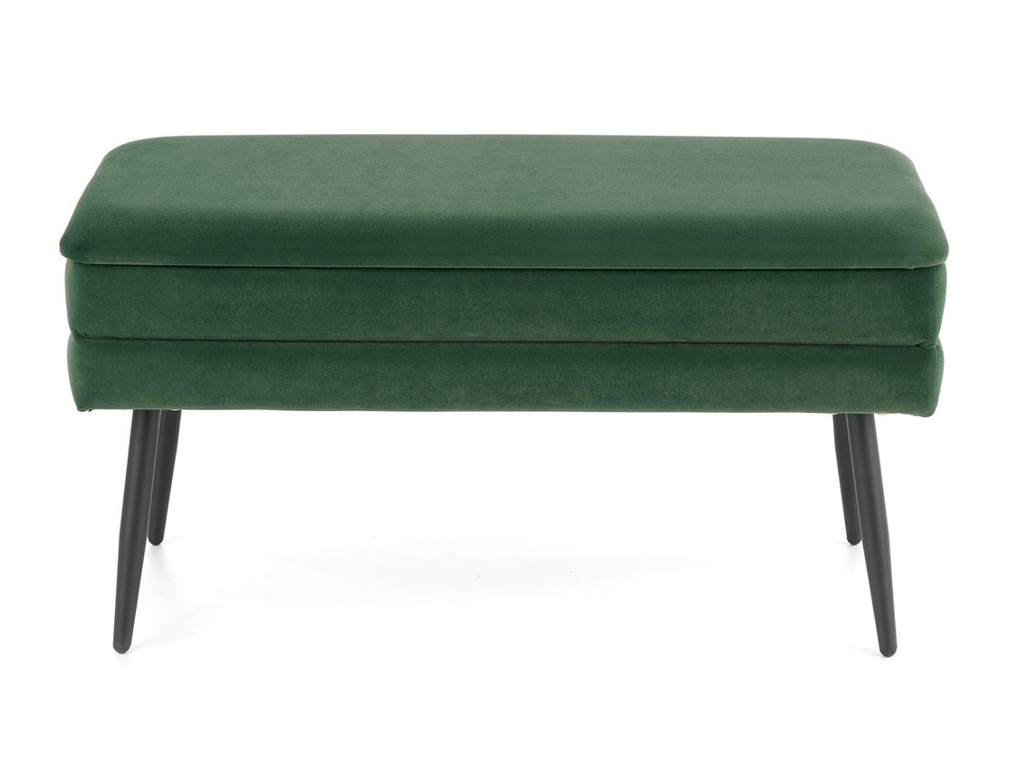 Banc rembourré Houston 1255 (Vert foncé + Noir)