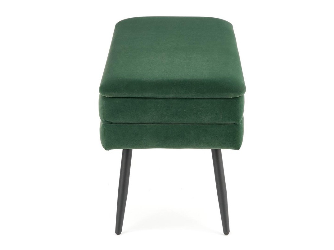 Banc rembourré Houston 1255 (Vert foncé + Noir)