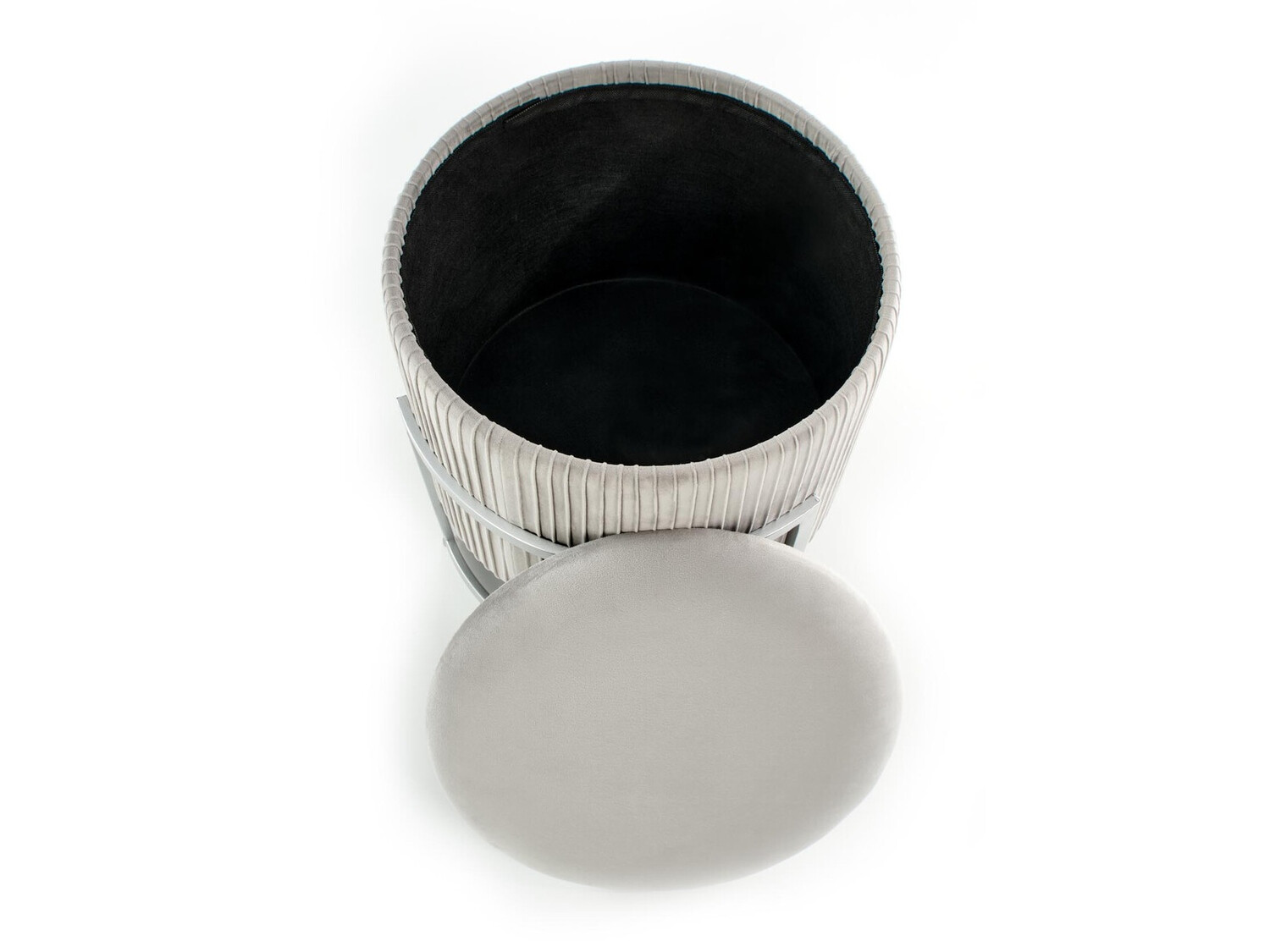 Pouf Houston 1256 (Gris clair)