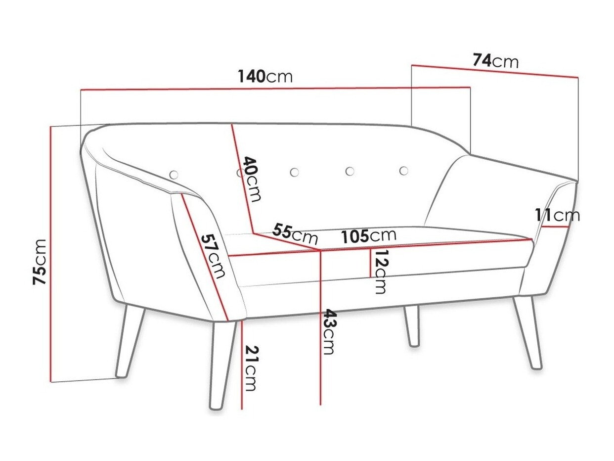 Canapé Arvada 107 (Manila 19)