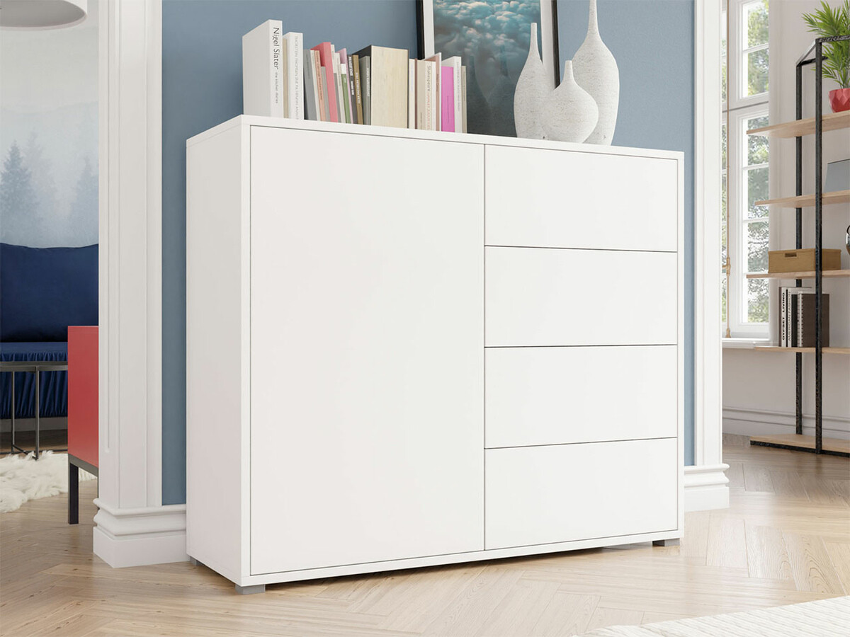 Commode Comfivo Tutela I (Blanc + Mat blanc)