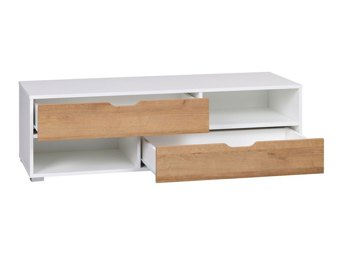 Ensemble de salon Providence H116 (Blanc + Chêne doré)