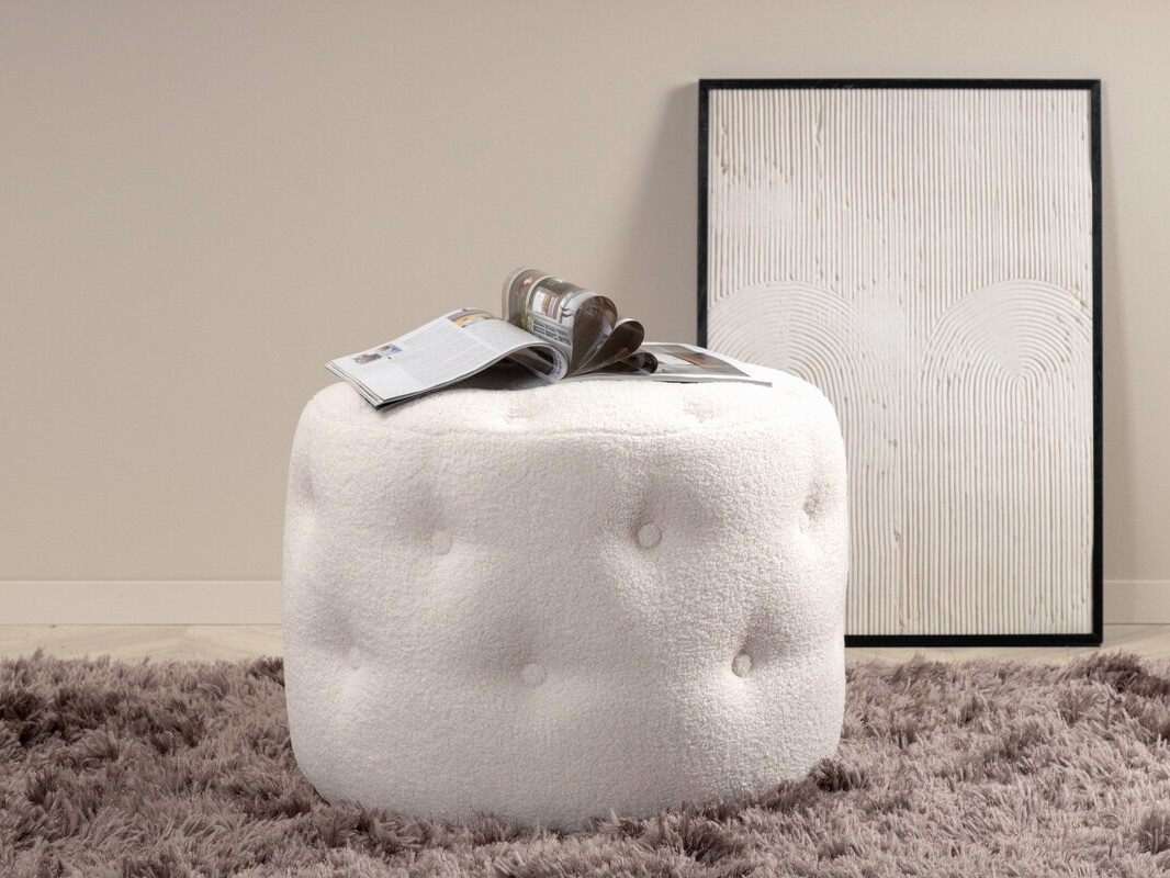 Pouf Dallas 2915 (Blanc)