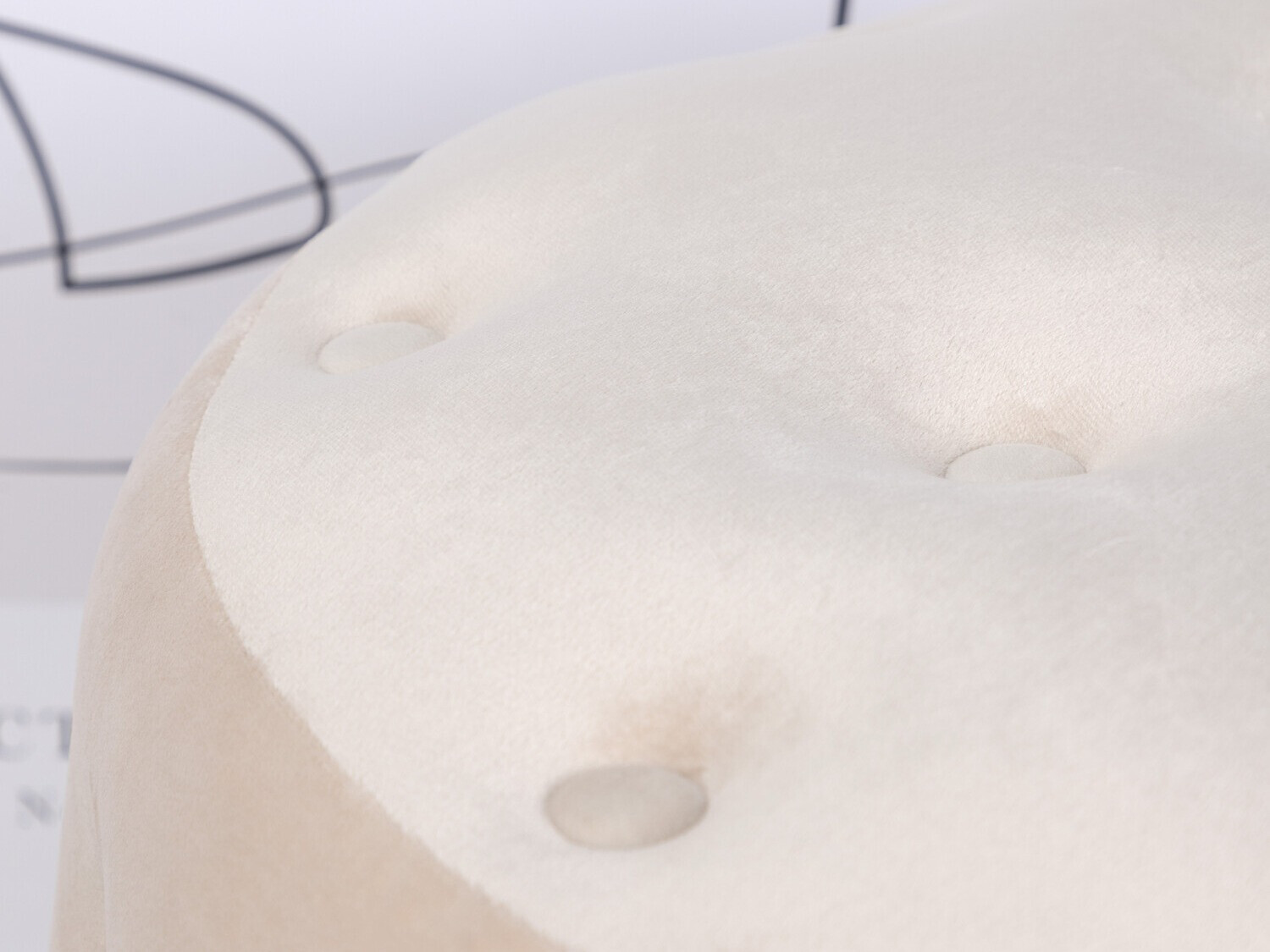 Pouf Dallas 2915 (Crème)