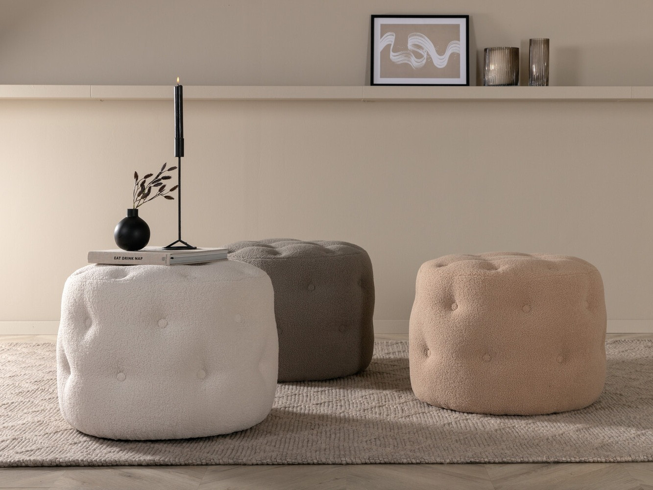 Pouf Dallas 2915 (Gris)