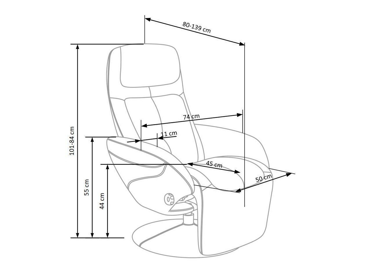 Fauteuil inclinable Houston 491
