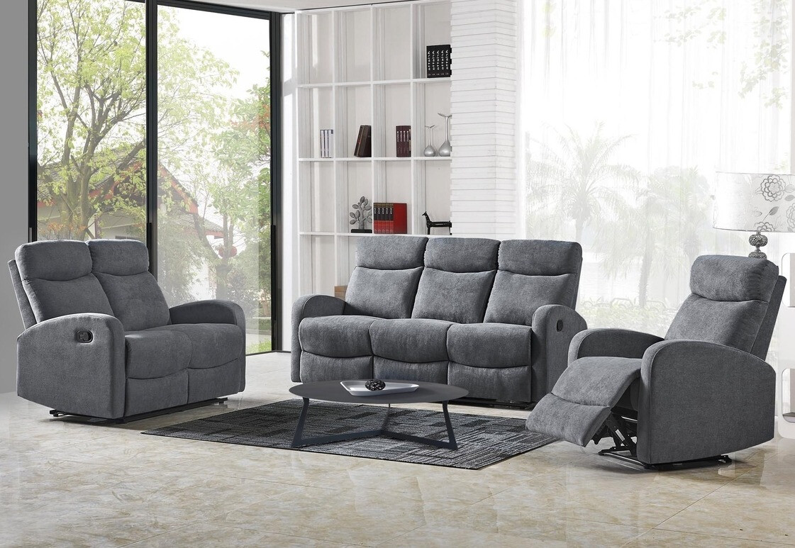 Canapé inclinable Houston 1098 (Gris)