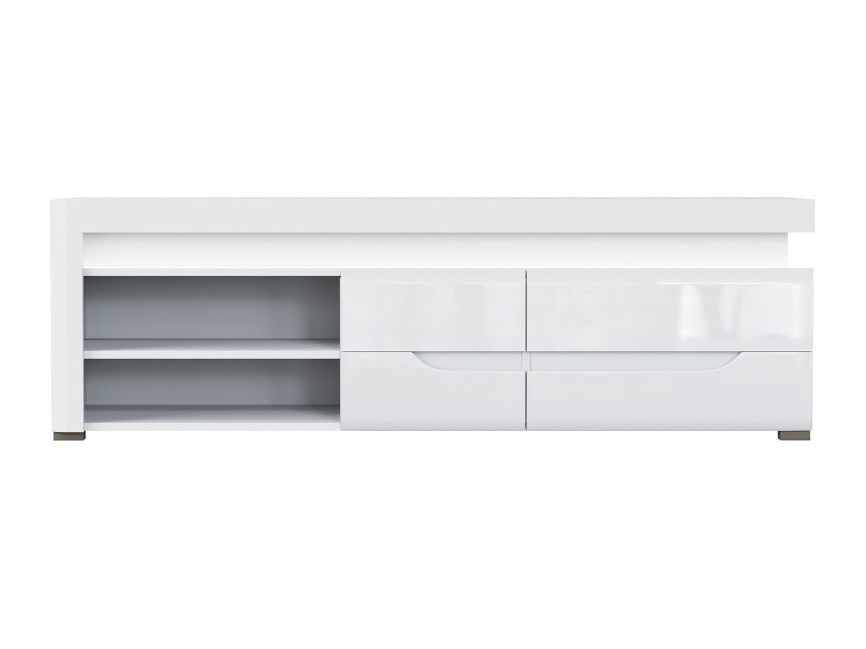 Meuble TV Revelmi 101 (Blanc brillant + Blanc)
