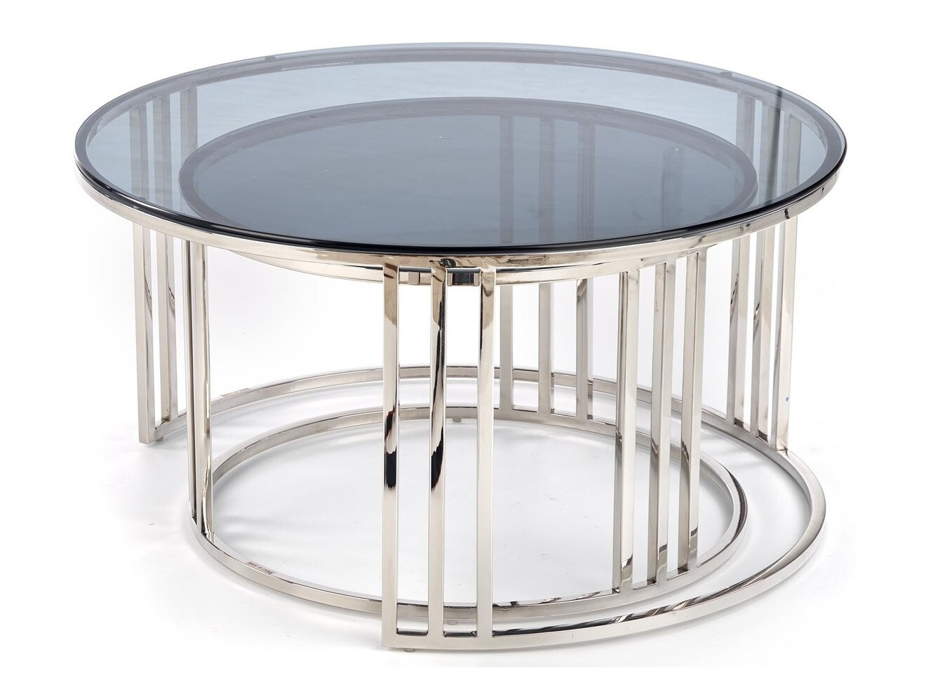 Ensemble tables basses Houston 1503 (Argent)
