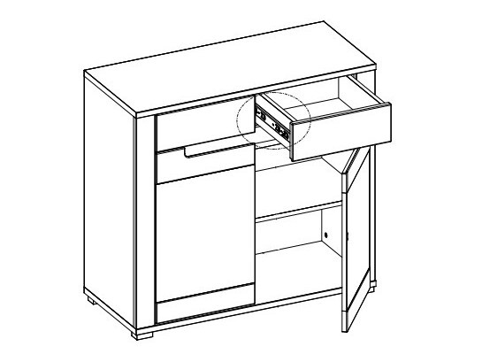Meuble d'entrée Sonrevo 127