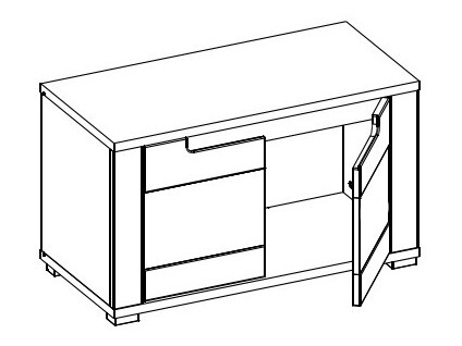 Meuble d'entrée Sonrevo 127