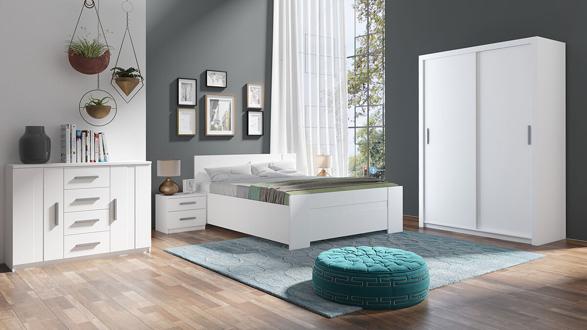 Armoire Catromi 105 (Blanc)