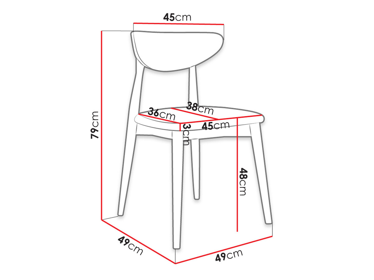 Salle à manger complète Racine 134 (Marron)