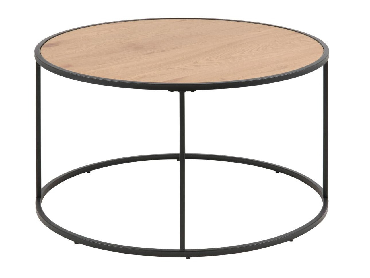 Table basse Norsica Sevferi 188 (Noir + Chêne sauvage)