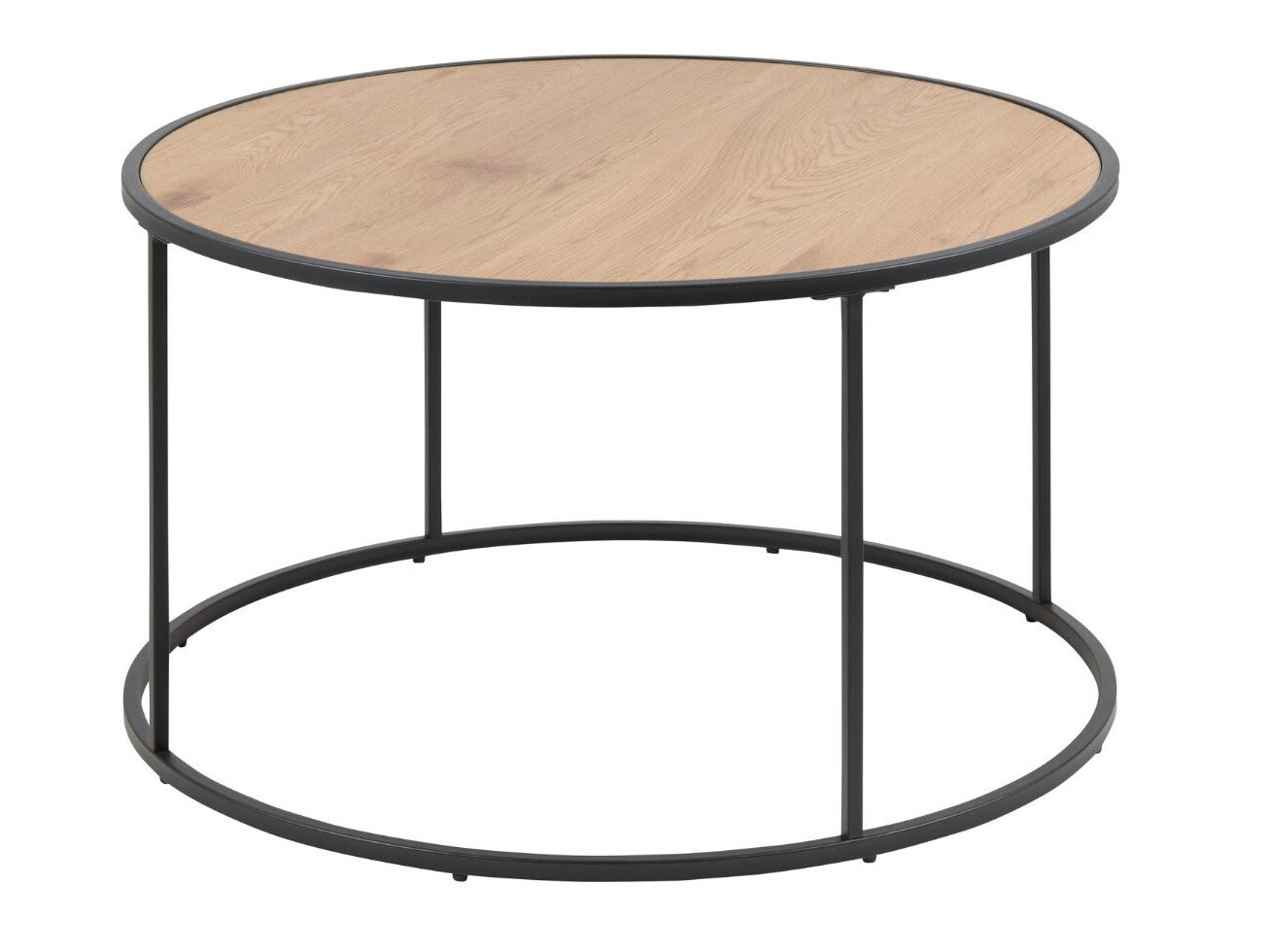 Table basse Norsica Sevferi 188 (Noir + Chêne sauvage)
