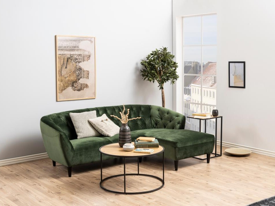 Table basse Norsica Sevferi 188 (Noir + Chêne sauvage)
